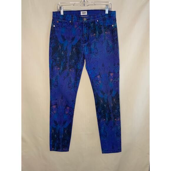Hudson Jeans Tie-Dye Nico Nebula Midrise Super Skinny Jeans - Picture 3 of 6